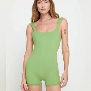 NWT Spiritual Gangster Salem Short Bodysuit in Green Size S/Retail $118
